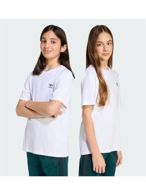 wide rib tee ADIDAS ORIGINAL | JX5179WHITE/BLACK